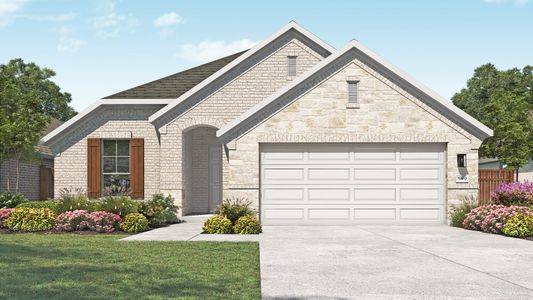 New construction Single-Family house 13604 Wandering Rhett, Elgin, TX 78621 plan Palm - image