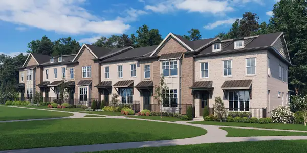 New construction Townhouse house 333 Research Ct, Peachtree Corners, GA 30092 plan The Graham II - image