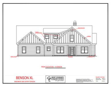 New construction Single-Family house Newnan, GA 30263 plan Benson A XL - image