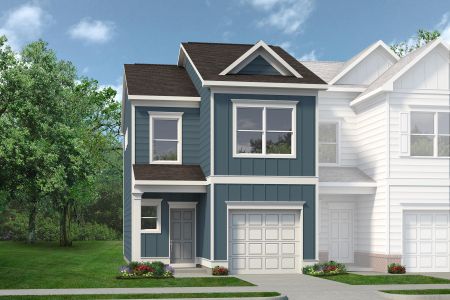 New construction Townhouse house 8219 Starnes Randall Rd, Charlotte, NC 28215 plan The Trenton - image