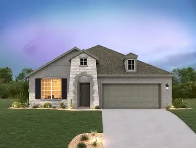 New construction Single-Family house 1401 Dog Iron St, Georgetown, TX 78633 plan Medina II - image