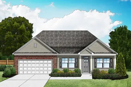 New construction Single-Family house 1016 Debutant Dr, Thomson, GA 30824 plan Wisteria II - image