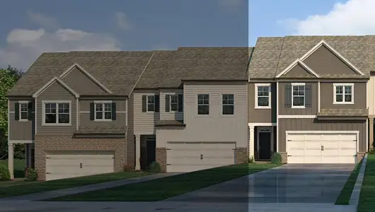 New construction Townhouse house 1810 Meadow Green Cir, Gainesville, GA 30501 plan Sullivan - image
