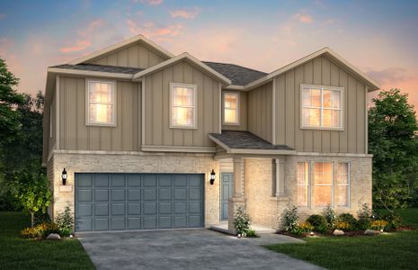 New construction Single-Family house 113 Bell Chime Dr, Liberty Hill, TX 78642 Albany- photo 3 3