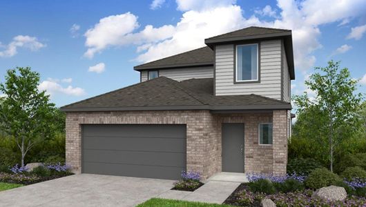 New construction Single-Family house 463 Breccia Trl, Liberty Hill, TX 78642 plan Hawk - image