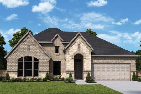 New construction Single-Family house 15818 Moran Meadow St, Conroe, TX 77302 The Bluffwood- photo 0