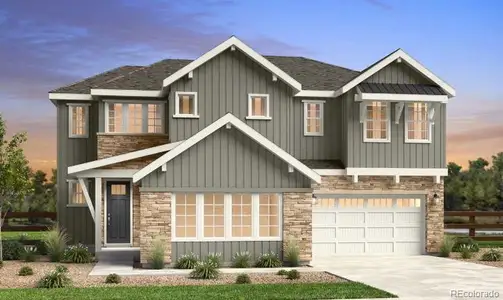 New construction Single-Family house 16616 W 93Rd Pl, Arvada, CO 80007 plan Keystone II - image
