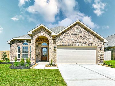 New construction Single-Family house 12010 Champions Forest, Mont Belvieu, TX 77535 Aintree- photo 0