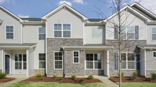 New construction Townhouse house 739 Andrade Drive, Fuquay Varina, NC 27526 Litchfield- photo 0