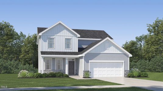 New construction Single-Family house 761 Shea Hill Dr, Angier, NC 27501 Madison- photo 0