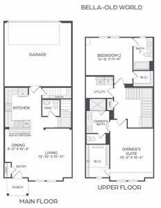 Whether you are just starting out or right sizing, our Bella floor plan offers the perfect combination of space and style!