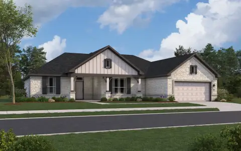 New construction Single-Family house 7007 Alamo Ests, San Antonio, TX 78253 plan Arlington - image