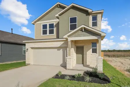 New construction Single-Family house 15411 Lonehollow Lk, San Antonio, TX 78253 plan Rudy - 1900 - image