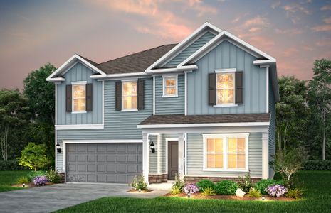 New construction Single-Family house 536 Glitter Bay Lp, Shallotte, NC 28470 plan Hampton - image