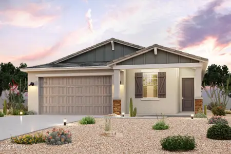New construction Single-Family house 18166 W Calle Lejos, Surprise, AZ 85387 plan Plan 3 - image