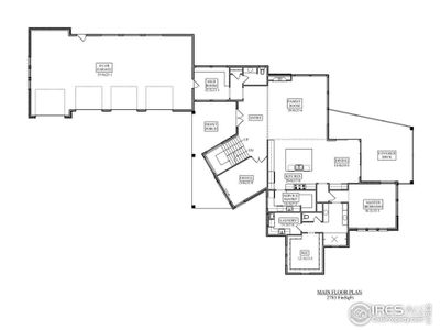 Main Level - Change of having a double island, and Master bathroom