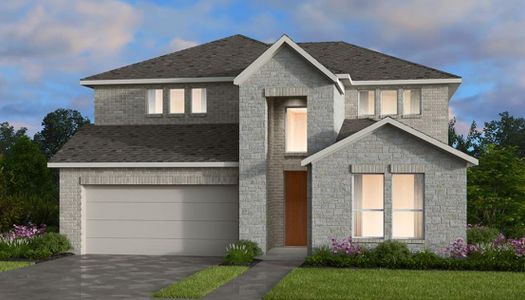 New construction Single-Family house 756 Jackson River Lp, Kyle, TX 78640 plan Carmine - image