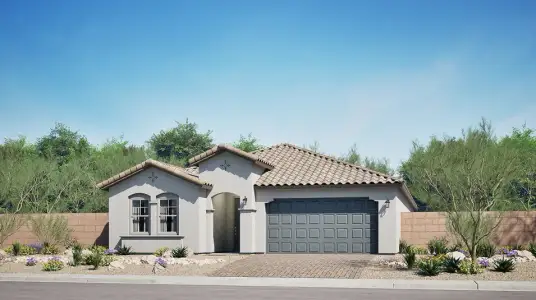 New construction Single-Family house 36557 W Oliveto Ave, Maricopa, AZ 85138 plan Revolution Plan 4083 - image