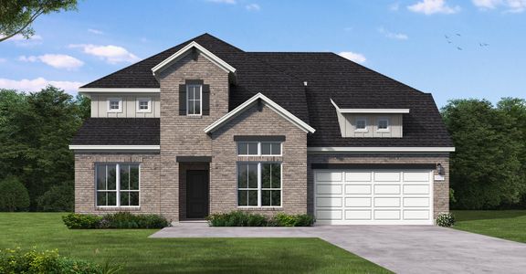 New construction Single-Family house 1400 White Daisy Ln, Georgetown, TX 78628 plan Zavalla - image