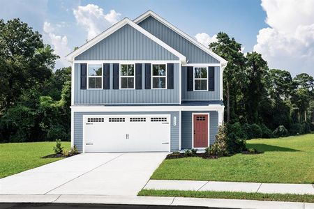 New construction Single-Family house 205 Suburban Meadow Pass, Wendell, NC 27591 Marigold- photo 0