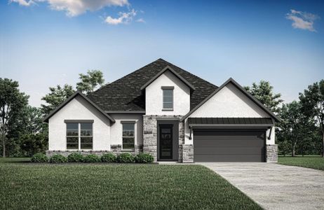 New construction Single-Family house 123 Stetson Ct, Cedar Creek, TX 78612 plan Adley - image
