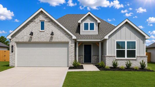 New construction Single-Family house 389 Combine Rd, Snook, TX 77878 plan Denton - image