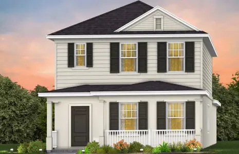 New construction Single-Family house 1024 Lemongrass Aly, Orlando, FL 32820 plan Benton - image