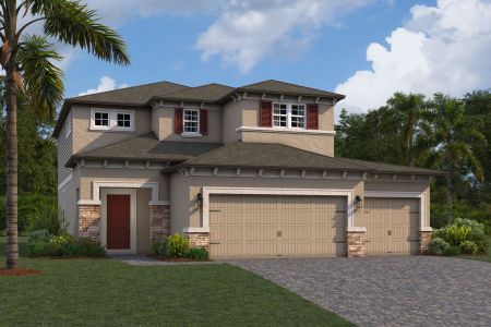 New construction Single-Family house 2633 Sunny Pebble Loop, Zephyrhills, FL 33540 Miralles- photo 0