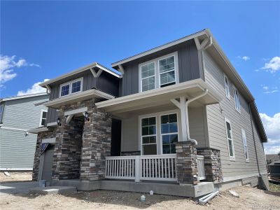 New construction Single-Family house 13462 Starhawk Lane, Parker, CO 80134 Chelton- photo 0