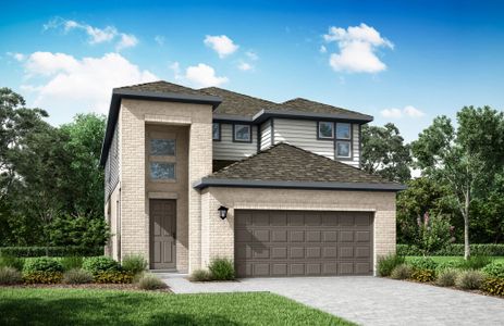 New construction Single-Family house 1804 Garrett Oaks Lane, Georgetown, TX 78633 The Eleanor- photo 0