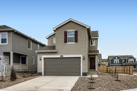 New construction Single-Family house 8994 Blue Feather Lp, Colorado Springs, CO 80908 plan Elm - image