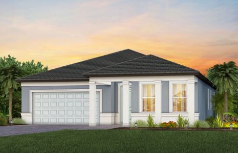 New construction Single-Family house 10317 Cross River Trl, Parrish, FL 34219 Coral- photo 0