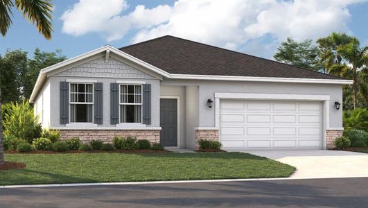 New construction Single-Family house 1790 Blue Lagoon Cir, Mascotte, FL 34753 plan The Webber - image