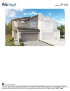 New construction Townhouse house 7404B Sparkling Light Dr, Del Valle, TX 78617 Acadia- photo 0 0