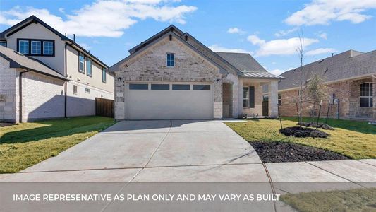 New construction Single-Family house 421 Barton Run Dr, Georgetown, TX 78628 The McKinley- photo 0