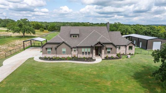 New construction Single-Family house 105 Aslan Rd, Poolville, TX 76487 The Harper- photo 0
