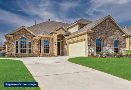 New construction Single-Family house 3121 Miller Rd, Midlothian, TX 76065 plan Brenton FSW - image
