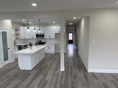 Beautiful kitchen that opens to the dining and family room.