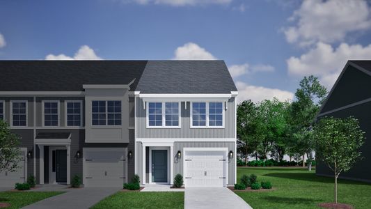 New construction Single-Family house 1136 Tea Rose Ct, Durham, NC 27703 plan Foxglove - image