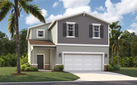 New construction Single-Family house 4446 River Beacon Blvd, Davenport, FL 33837 plan Jensen - image
