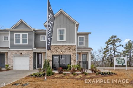 New construction Townhouse house 81 Chancellor Dr, Lillington, NC 27546 plan The Wilmington II B Exterior - image