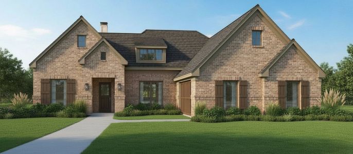 New construction Single-Family house 129 Red Fox Trl, Godley, TX 76044 plan The Bryan - image