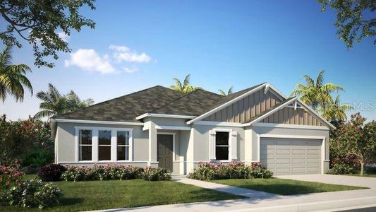 New construction Single-Family house 4015 Maggie Lp, Lakeland, FL 33813 Harmony- photo 0