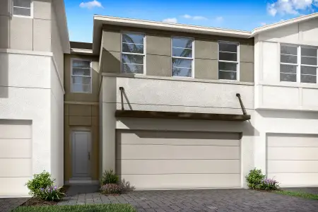 New construction Townhouse house 4067 Snail Cork Place, Wesley Chapel, FL 33559 Sebring- photo 0