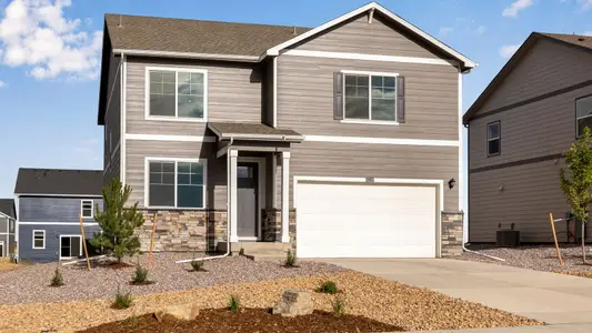 New construction Single-Family house 2315 Base St, Fort Lupton, CO 80621 plan Bridgeport - image