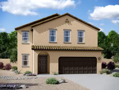 New construction Single-Family house 47438 W Old Timer Rd, Maricopa, AZ 85139 - image