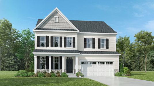 New construction Single-Family house 2941 Hanging Valley Way, Wake Forest, NC 27587 Galvani II- photo 0