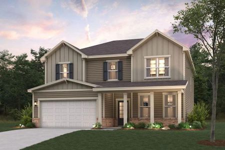 New construction Single-Family house 4133 Thornbud Rd, South Fulton, GA 30349 plan Guava - image
