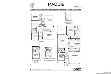 New construction Single-Family house 422 Glenwood Rnch, Cibolo, TX 78108 plan Maddie - image
