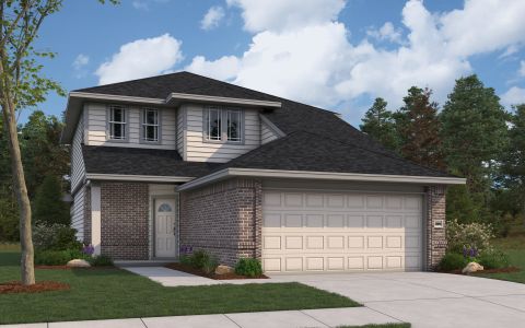 New construction Single-Family house 2335 Pink Pearl Dr, San Antonio, TX 78224 plan Matagorda - image